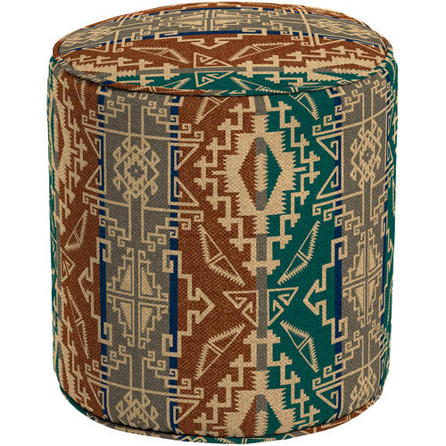 Better Homes and Gardens Outdoor Patio Round Pouf, Multiple Patterns