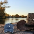 thumbnail image 5 of Women Men Baseball Hat Heart Dog Paw Embroidered Sun Protection Hat Holiday Outdoor Travel Cap, 5 of 5