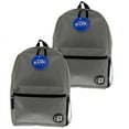 thumbnail image 2 of BAZIC Products Basic Backpack Gray 2/Pack (BAZ1041-2), 2 of 2