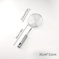 thumbnail image 1 of HAOAN Stainless Steel Food Strainer - Metal Mesh Skimmer for Cooking  Baking  and Frying - Kitchen Colander Tool zzz, 1 of 7