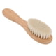 thumbnail image 4 of Cepillo De Peinado De Peine De Madera, Cepillo De Lana De Pelo De Bebé Para Masaje Del Cuero Cabelludo Suave Y Cómodo Para Peluquería, 4 of 7