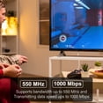 thumbnail image 7 of J&D 10 ft Cat6 Ethernet Cable, Slim Flat Network Cable, 250MHz Bandwidth for Internet, Streaming, Gaming, White, 7 of 7