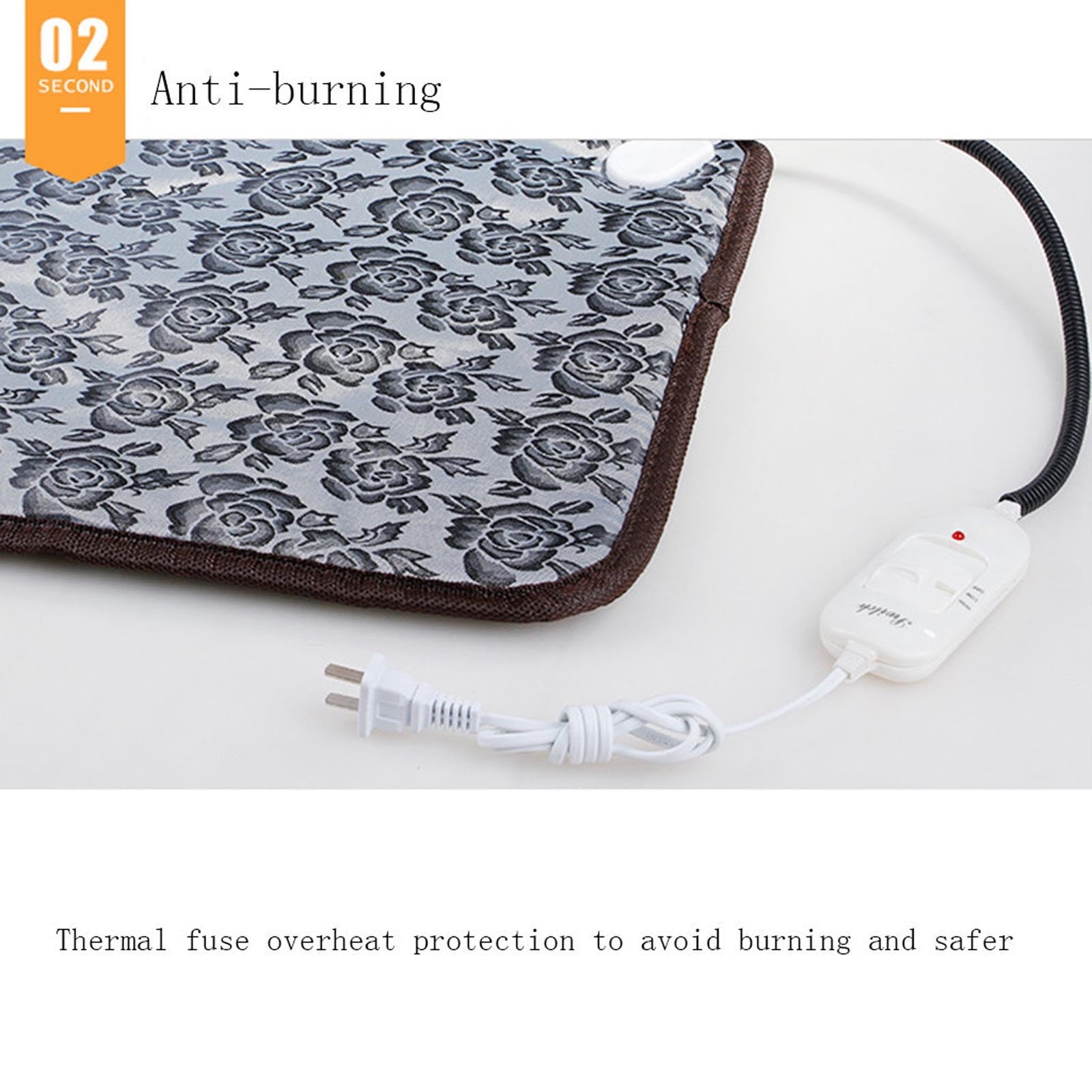 Dog Heating Pad Outdoor Large 18"X18" Pet Heating Pad Outdoor Waterproof Electric Pet Heated Pad Dog Warming Pad 3d Jacquard Dog Heater Plug In Pet Heating Pads For Dogs