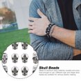 thumbnail image 2 of MasteelfCA 30Pcs Alloy Skull Spacer Beads Jewelry Making Antique DIY Making Pendants, 2 of 7