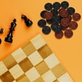 thumbnail image 4 of Masteelf 24pcs Plastic Chess Pieces Game Chips Checkers Pieces Board Game Replacement Accessories Backgammon Playing Game Round Chips, 4 of 8