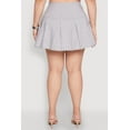 thumbnail image 4 of Womens Plus Size Pinstripe Pleated Skirt, 4 of 4