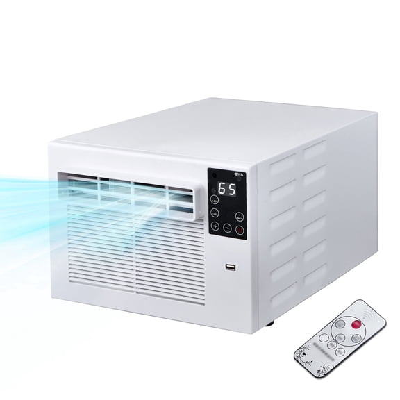 Edendirect 2,500 BTU Portable Air Conditioner Cools 45 sq.ft. with Dehumidifier and Remote for Camping,Fishing and RV