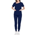 thumbnail image 2 of Scrubs Sets Doctor Dentist Workwear Work Clothes Set Stretch Scrubs Women Sets Clinical Scrubs Set, 2 of 5