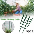 thumbnail image 1 of Cheers 6Pcs Plant Plastic Support Brackets Climbing Trellis Flower Stands Garden Tool, 1 of 6