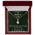 thumbnail image 5 of To My Partner Never Forget Our Love Alluring Ribbon Necklace Message Card, 5 of 20