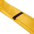 thumbnail image 4 of Cravate Unisexe Décontractée et Formelle Moulante Jaune Mariage Étroite, 4 of 8