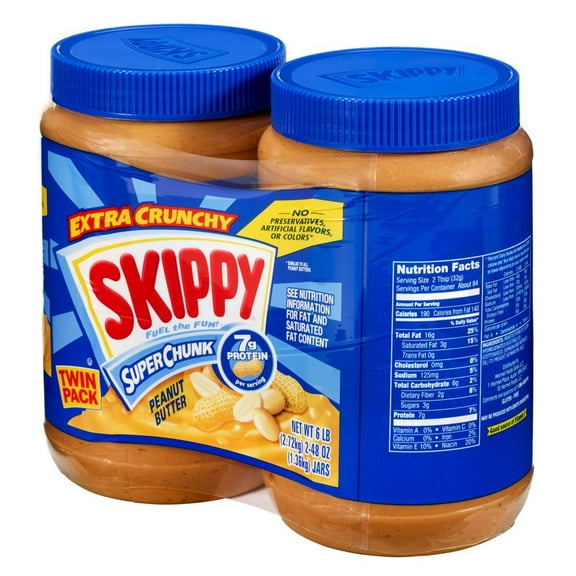Branded Skippy Super Chunk Peanut Butter (48 oz., 2 pk.)