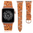 thumbnail image 1 of Correa de reloj Minyee Leather compatible con Apple de 41 a 49 mm, 1 of 6