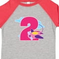 thumbnail image 4 of Inktastic 2nd Birthday Airplane Girls Pilot 2 Year Old Girls Toddler T-Shirt, 4 of 5