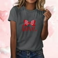thumbnail image 2 of RXMEKW Chemises à Manches Courtes pour Femmes, T-Shirts Décontractés Imprimés à Col Rond pour Femmes, 2 of 7