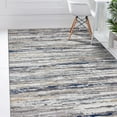 thumbnail image 4 of Luxe Weavers Coastal Gray Glass 8x10 Modern Lines Area Rug, 4 of 8