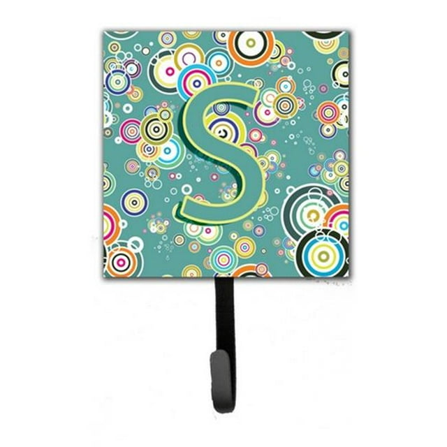 Carolines Treasures CJ2015-SSH4 Letter S Circle Circle Teal Initial Alphabet Leash & Key Holder