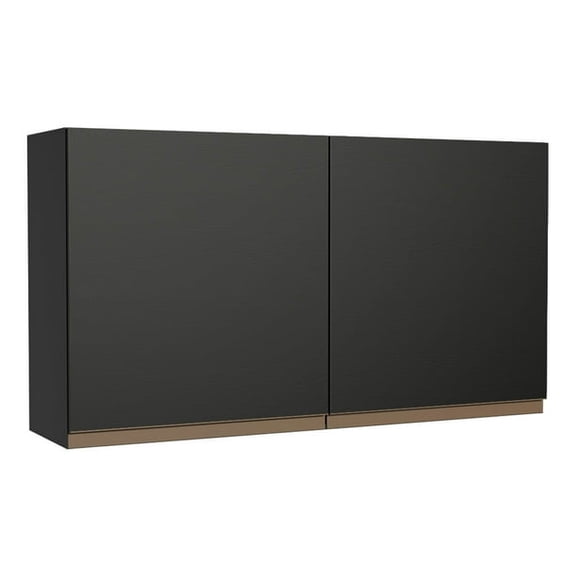Alacena Madesa Reims 120 cm 2 Puertas Negro