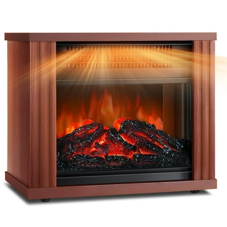 Airo Comfort Portable Electric Fireplace Stove – 1500W with 3D Realistic Dancing Flame Effect