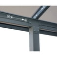 thumbnail image 3 of Palram - Canopia Olympia 10' x 20' Patio Cover - Gray/Bronze, 3 of 10
