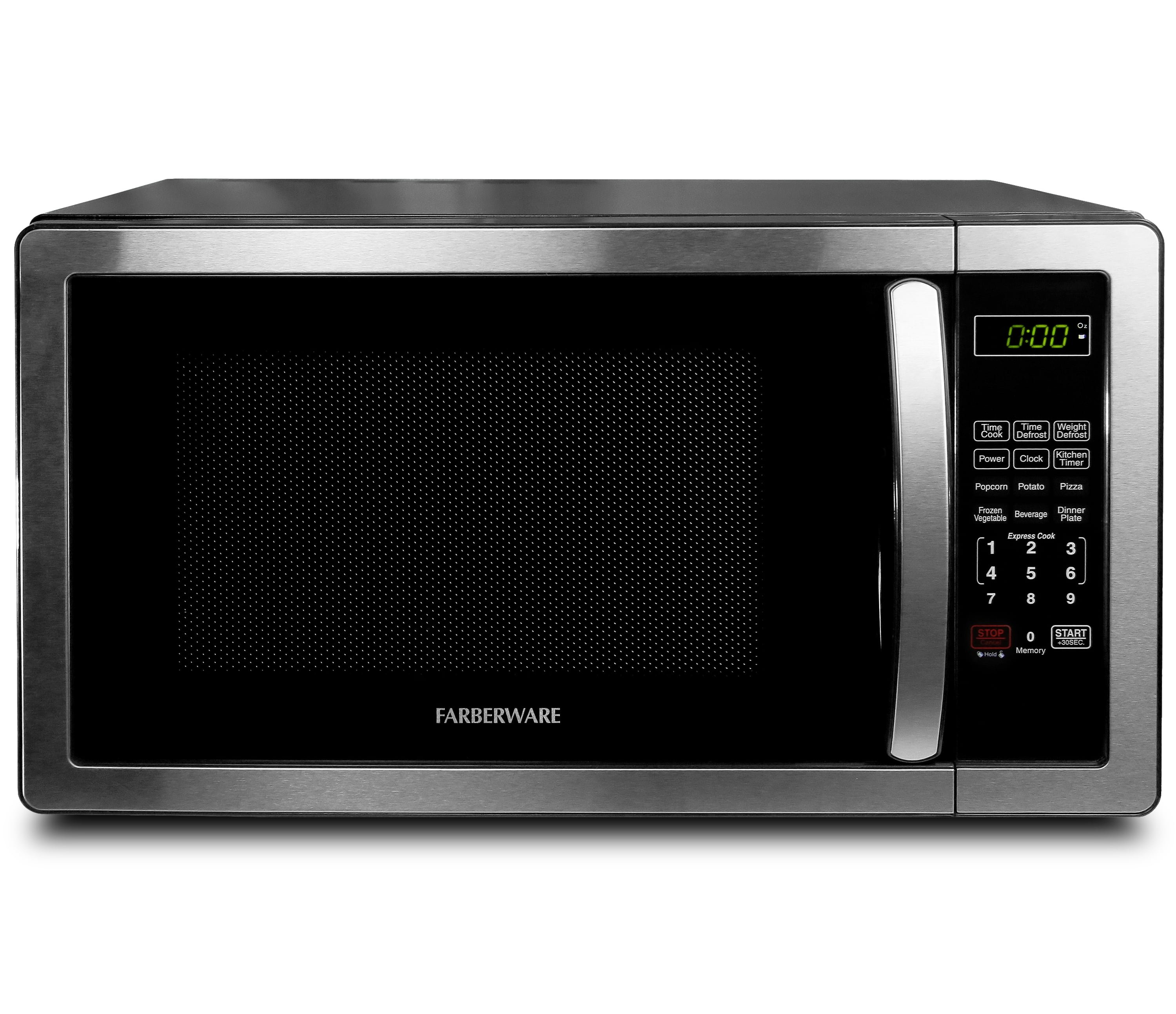 Magic Chef MCD1310ST 1000W 1.3 cu.ft Countertop Microwave Oven Stainless Steel