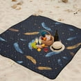 thumbnail image 5 of Falling Feathers Beach Blanket Outdoor Picnic Blanket 78"x 78" Waterproof Foldable for Beach Camping Travel Hiking Grass Lawn Park, 5 of 5
