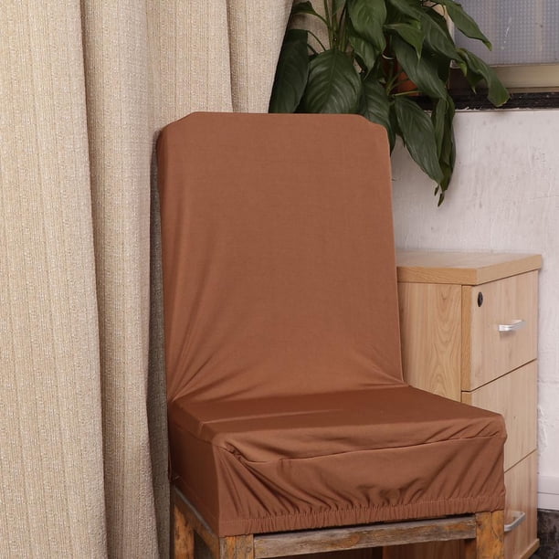 Conjuntos de de silla de comedor elástico, protectoras de muebles de silla elástica extraíbles lavables café Macarena Comedor Silla Slipcover