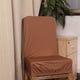 thumbnail image 1 of Conjuntos de de silla de comedor elástico, protectoras de muebles de silla elástica extraíbles lavables café Macarena Comedor Silla Slipcover, 1 of 8