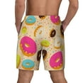 thumbnail image 4 of Balery Donuts Mens Swim Trunks Swim Shorts for Men Quick Dry Inseam Beach Shorts with Compression Liner Pocket-Large, 4 of 9