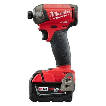 UPC: 0045242352975 | Milwaukee M18 Fuel Surge 1/4  18V Brushless Hex Hydraulic Driver Kit 2760-22 with (2) 5Ah Batteries  Charger  & Carrying Case
