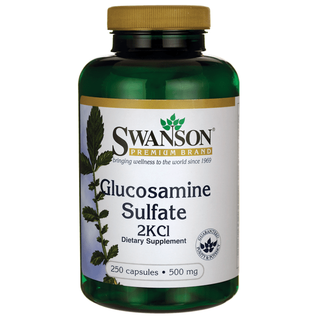 Swanson Glucosamine Sulfate 2Kcl 500 mg 250 Caps