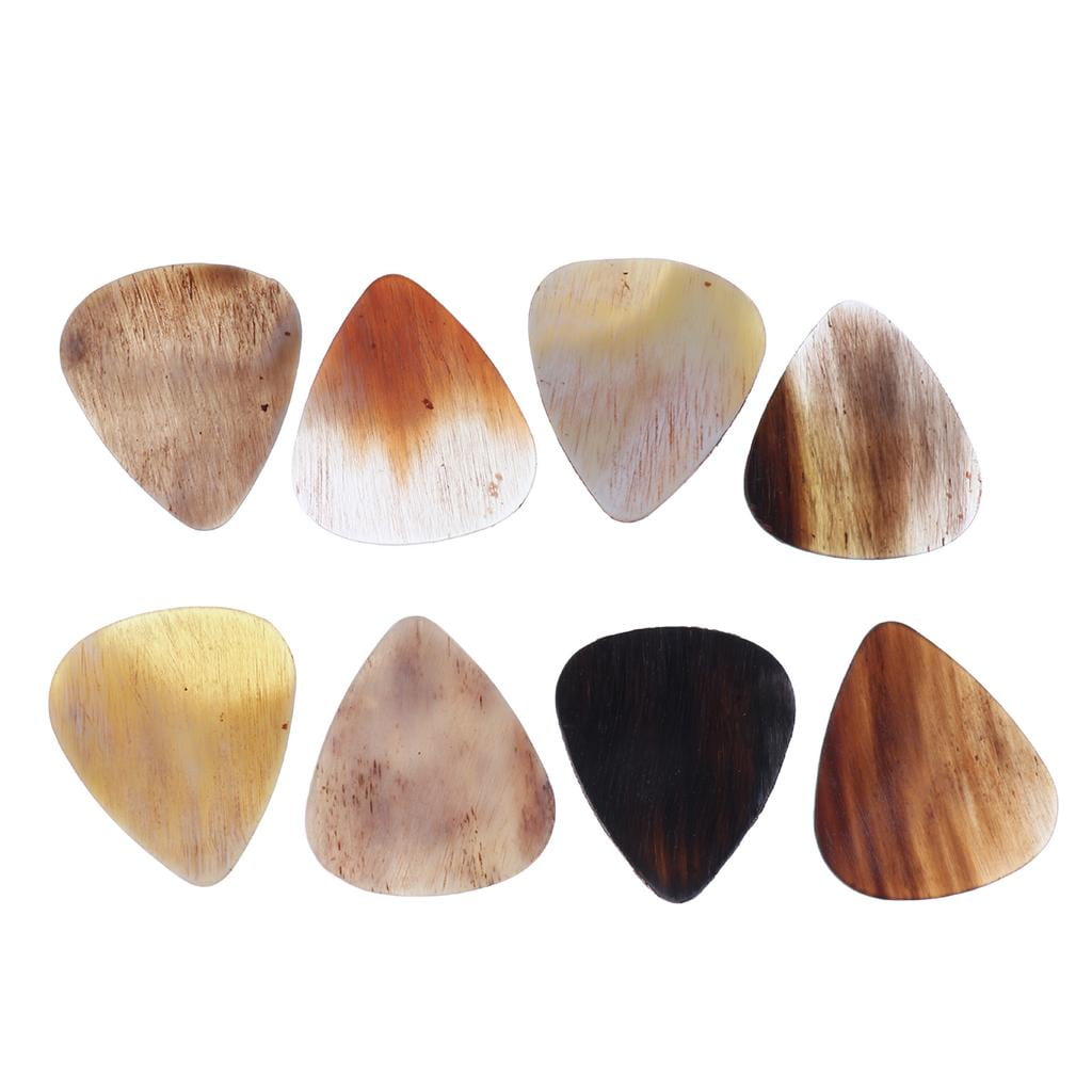 LeeQinersw 5x 8 Pcs Multi-colored Horn Pick for String Instrument Guitar Bass Mandolin