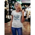 thumbnail image 2 of My Mom Defends Your Freedom Shaped T-Shirt Women -Navy Designs, Female 3X-Large, 2 of 3