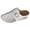 White, variant on Wedge Sandals for Women Breathable Hollow out Slip on Orthopedic Shoes Summer Casual Buckle Strap Platform Slides Black Size 7.5