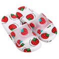 thumbnail image 1 of House Slippers Open Toe Quick Dry Fruit Pattern Shower Shoes Bathroom Slippers, 1 of 10