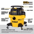 thumbnail image 2 of Aspiradora de taller DEWALT Stealthsonic de 6 galones para uso húmedo y seco, 5 HP, 18 libras, 2 of 8