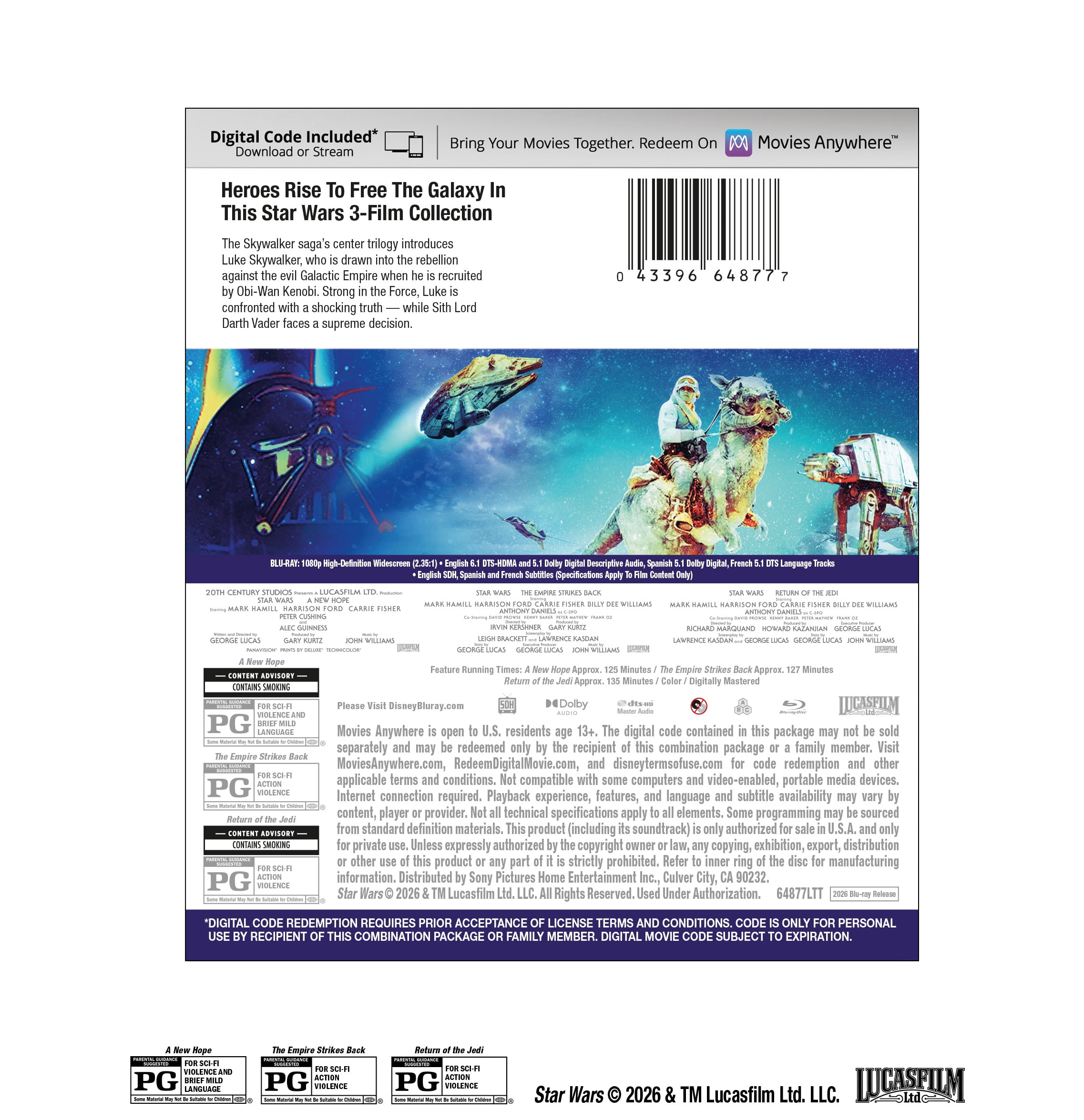 Star Wars: Original Trilogy - Walmart.com