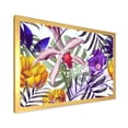 thumbnail image 2 of Designart 'VIntage Tropical Flowers IX' Traditional Framed Art Print, 2 of 4