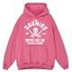 thumbnail image 3 of Sudadera con capucha para hombre, estilo retro, desgastada, con la bandera pirata de Oregón, Never Say Die Astoria, 100 % algodón, ropa informal, sudadera holgada, 3 of 4