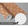 thumbnail image 3 of S4Sassy Self Adhesive Wallpaper, Floral Print Wallpaper, Brown Removable Diy Vinyl Wall Covering, Peel And Stick Contact Paper For Entryway Accent Wall, Easy Home Decor Solution (25"X 240"), 3 of 6