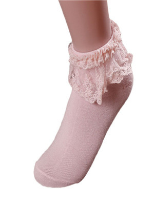 girls frilly ankle socks