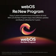 تلفزيون LG 55 بوصة UA77 Series LED AI 4K UHD Smart webOS (2025)
