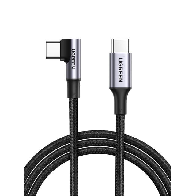 Cable USB C a USB C UGREEN, 100 W, tipo C, 90 grados, 3 m