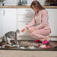 thumbnail image 4 of 2 Piece Coffee Kitchen Decor Rugs Set, Farmhouse Country Kitchen Rugs and Mats Non Skid Washable Absorbent Microfiber Kitchen Accessories Decoration Floor Mats 17"x47"+17"x30", 4 of 7