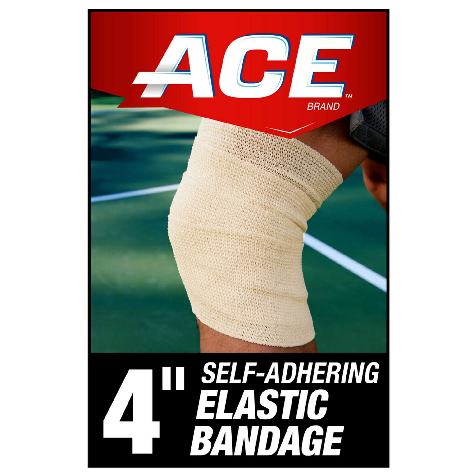 Ace Self-Adhering Elastic Bandage, 4 Inches, 6-Pack