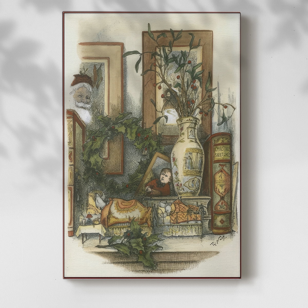 Not a Creature was Stirring- Gallery Wrapped Canvas