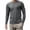 Gray, variant on Men's Basic Athletic Long Sleeve T Shirt Comfort Lightweight Active Sports Shirts Basketball Jogging Workout Gray XL