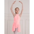 thumbnail image 3 of YONGHS Kids Girls Sparkle Ice Skating Modern Contemporary Ballet Latin Lyrical Dance Dress Pink 14, 3 of 7
