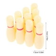 thumbnail image 2 of HIAKDOFT 11 Pcs comme Montré Balles de Jeu de Quilles Jouet pour Interaction Amusement Extérieur, 2 of 7