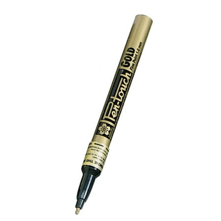 UPC: 0084511362796 | Sakura PenTouch Fast Dry Non-Toxic Waterproof Permanent Marker  Fine Tip  Metallic Gold
